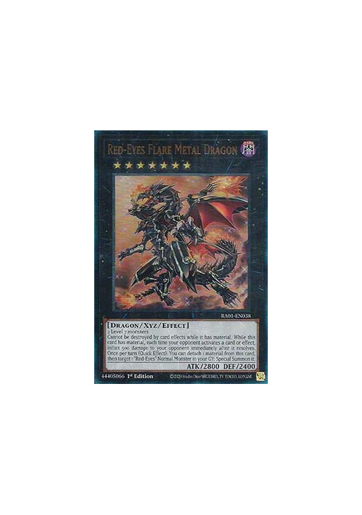 Red-Eyes Flare Metal Dragon (V.7 - Ultimate Rare)