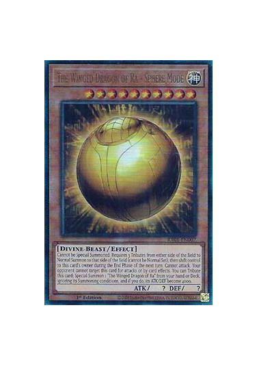 The Winged Dragon of Ra - Sphere Mode (V.7 - Ultimate Rare)