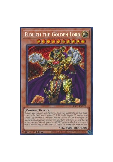 Eldlich the Golden Lord (V.3 - Secret Rare)