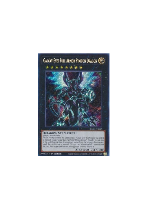Galaxy-Eyes Full Armor Photon Dragon (V.3 - Secret Rare)