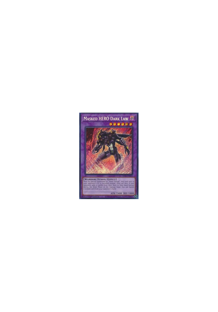 Masked HERO Dark Law (V.3 - Secret Rare)