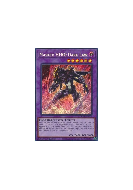 Masked HERO Dark Law (V.3 - Secret Rare)