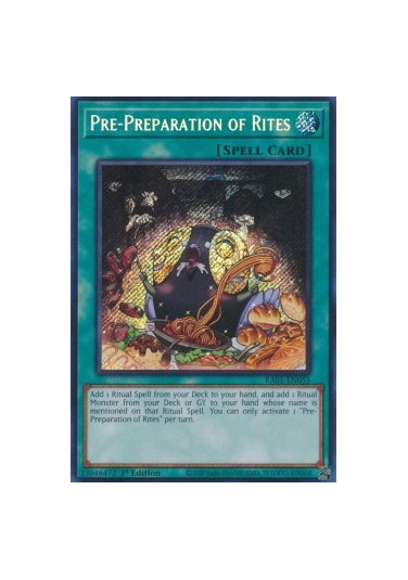Pre-Preparation of Rites (V.3 - Secret Rare)