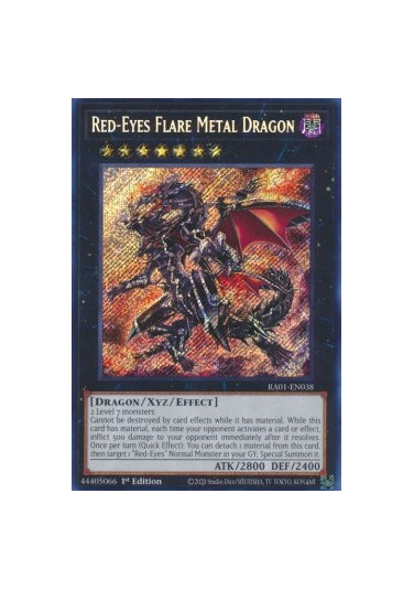 Red-Eyes Flare Metal Dragon (V.3 - Secret Rare)