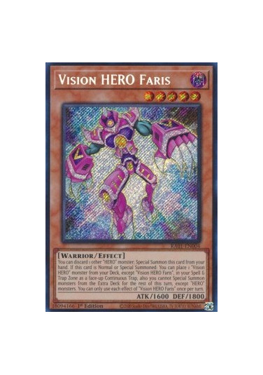 Vision HERO Faris (V.3 - Secret Rare)