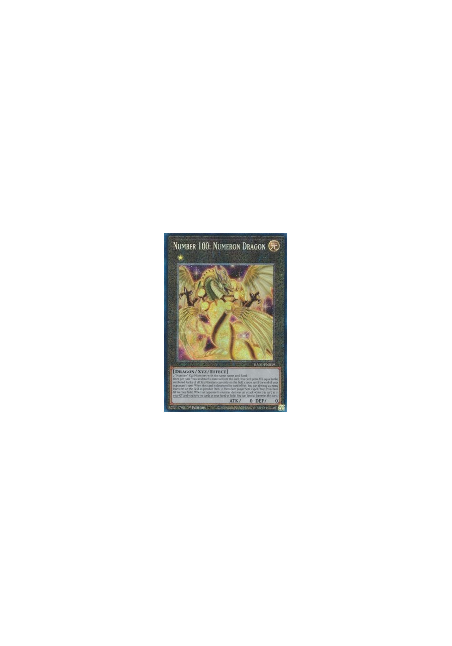 Number 100: Numeron Dragon (V.6 - Collectors Rare)