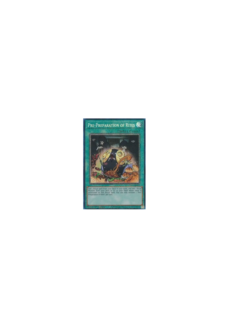 Pre-Preparation of Rites (V.6 - Collectors Rare)