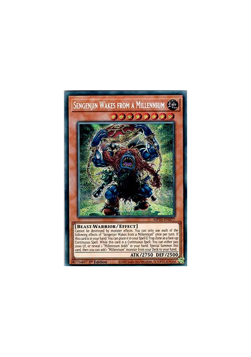 Sengenjin Wakes from a Millennium