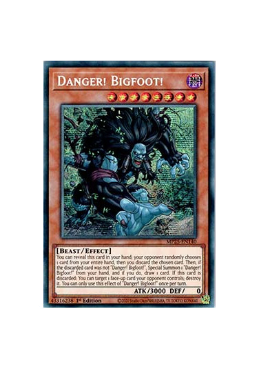 Danger! Bigfoot!