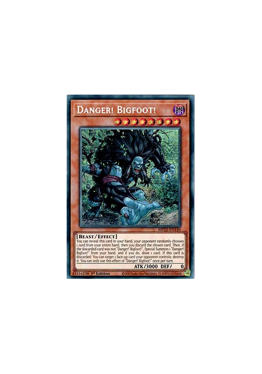Danger! Bigfoot!