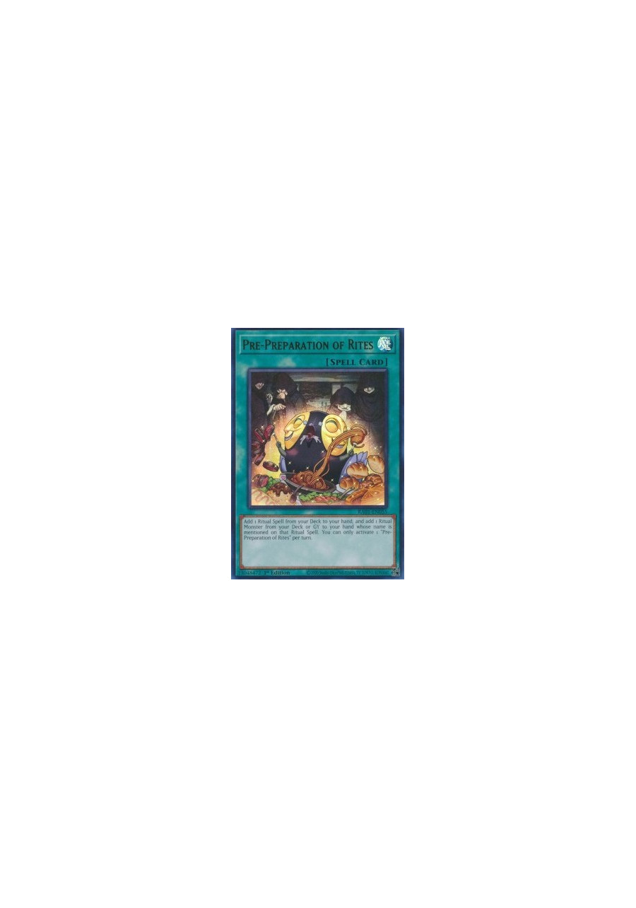 Pre-Preparation of Rites (V.2 - Ultra Rare)