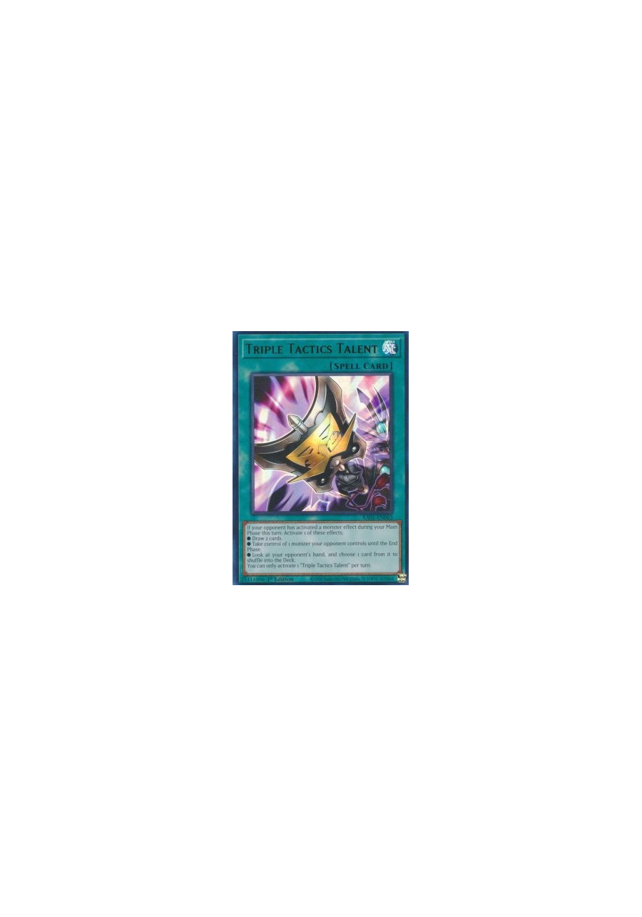 Triple Tactics Talent (V.2 - Ultra Rare)