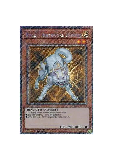 Ryko, Lightsworn Hunter (V.4 - Platinum Secret Rare)