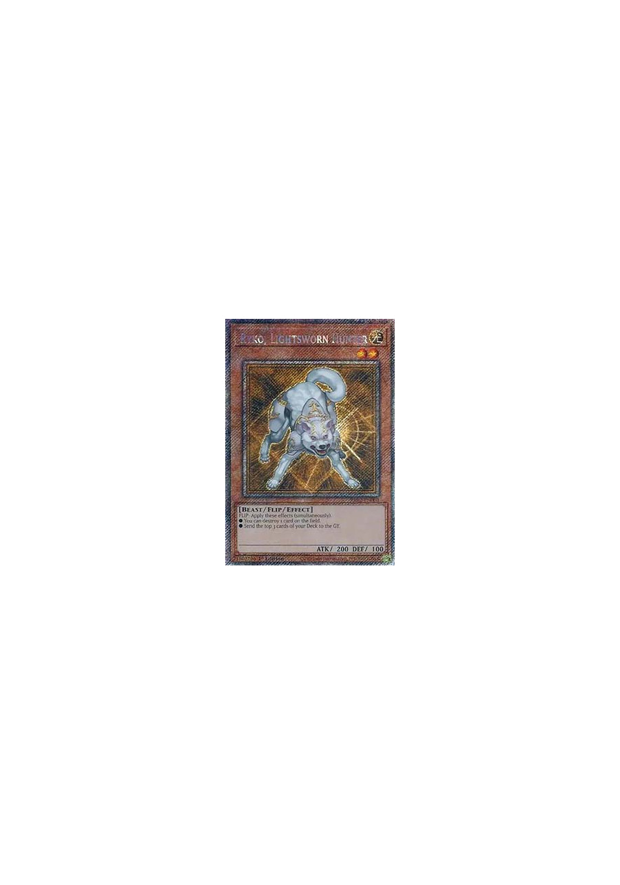 Ryko, Lightsworn Hunter (V.4 - Platinum Secret Rare)