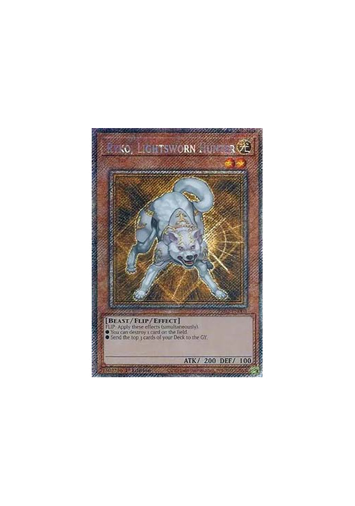 Ryko, Lightsworn Hunter (V.4 - Platinum Secret Rare)