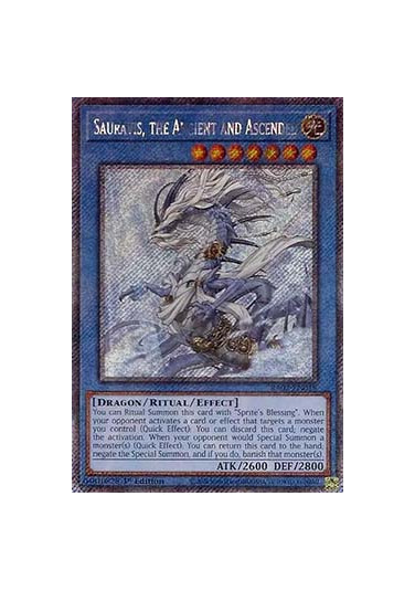 Sauravis, the Ancient and Ascended (V.4 - Platinum Secret Rare)