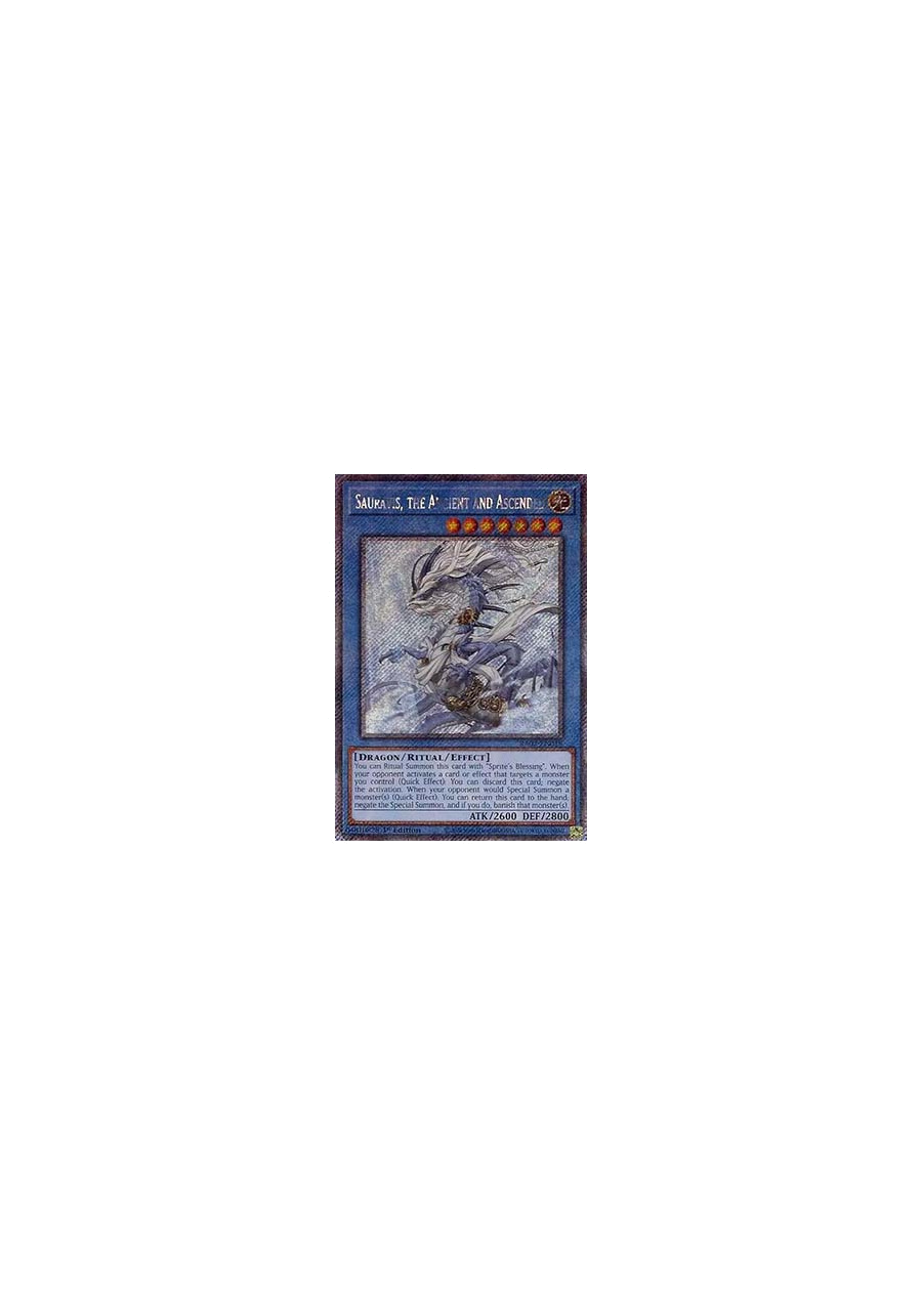Sauravis, the Ancient and Ascended (V.4 - Platinum Secret Rare)