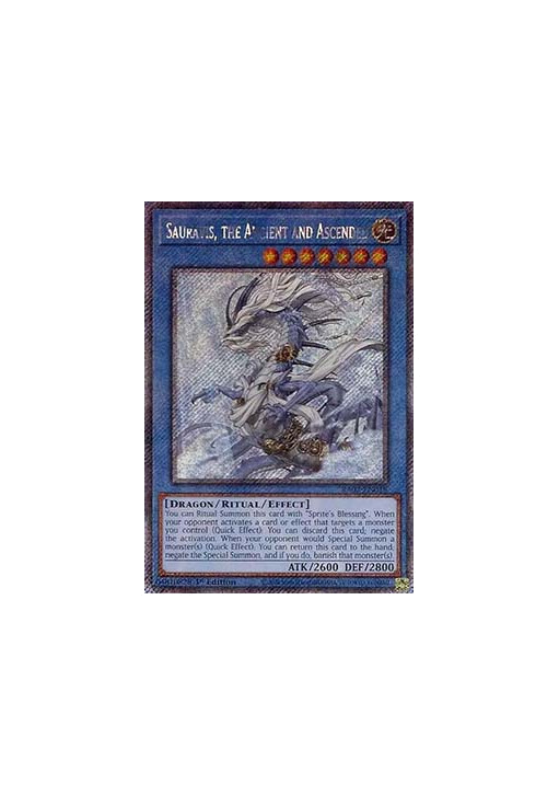 Sauravis, the Ancient and Ascended (V.4 - Platinum Secret Rare)