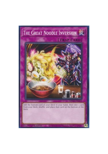 The Great Noodle Inversion