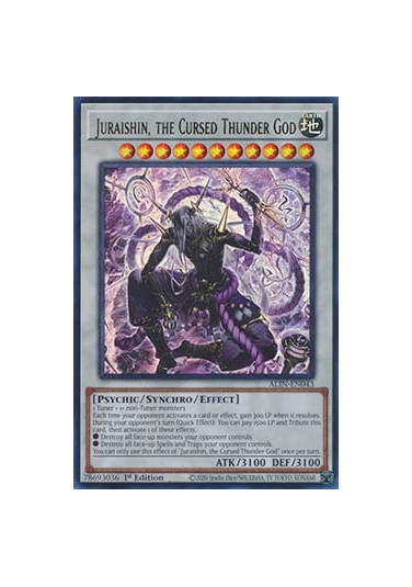 Juraishin, the Cursed Thunder God (V.1 - Ultra Rare)