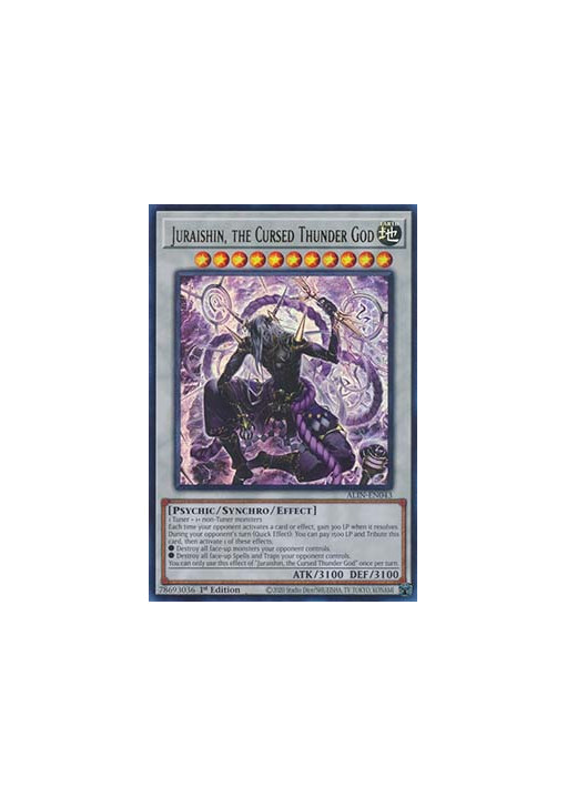 Juraishin, the Cursed Thunder God (V.1 - Ultra Rare)