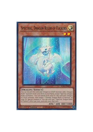 Spectral, Dragon Ruler of Flickers (V.1 - Ultra Rare)