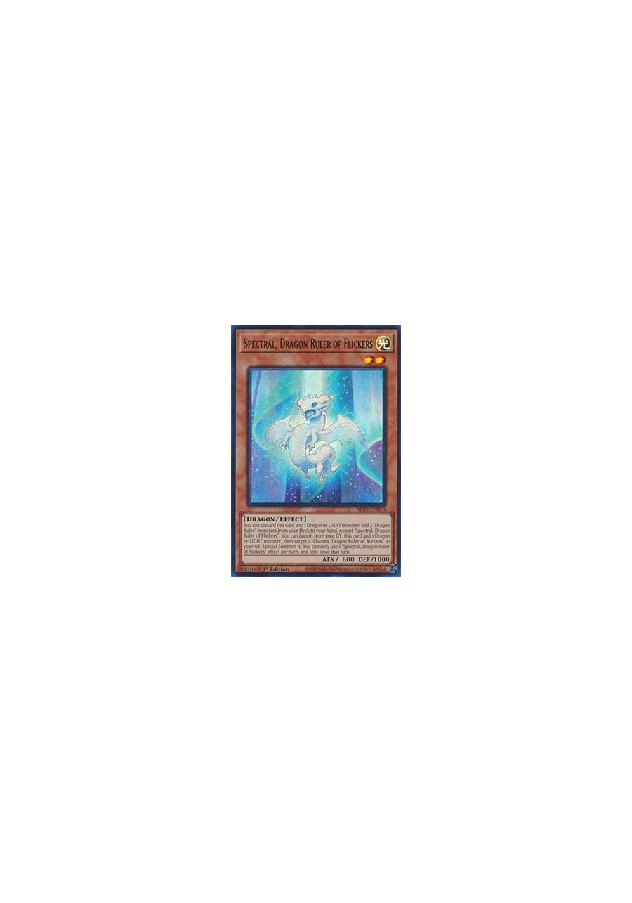 Spectral, Dragon Ruler of Flickers (V.1 - Ultra Rare)