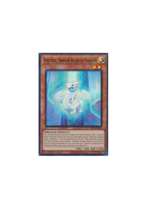 Spectral, Dragon Ruler of Flickers (V.1 - Ultra Rare)