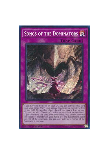 Songs of the Dominators (V.1 - Secret Rare)