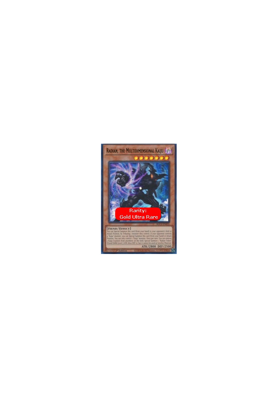 Radian, the Multidimensional Kaiju (V.1 - Ultra Rare)