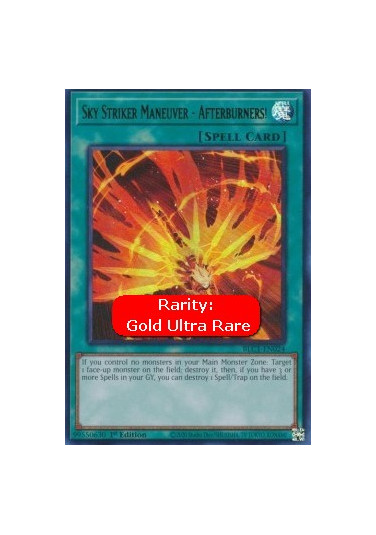 Sky Striker Maneuver - Afterburners! (V.1 - Ultra Rare)