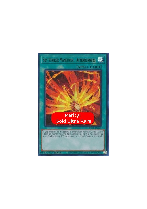 Sky Striker Maneuver - Afterburners! (V.1 - Ultra Rare)