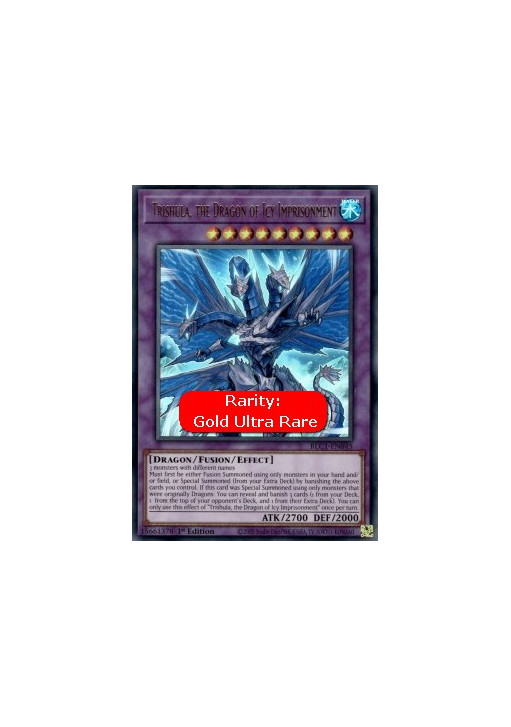 Trishula, the Dragon of Icy Imprisonment (V.1 - Ultra Rare)