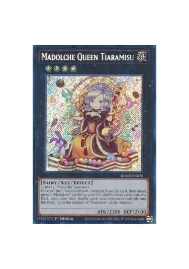 Madolche Queen Tiaramisu (V.1 - Secret Rare)