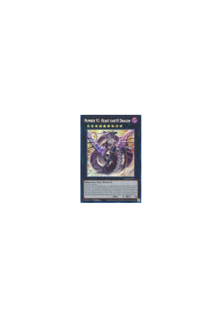 Number 92: Heart-eartH Dragon (V.1 - Secret Rare)