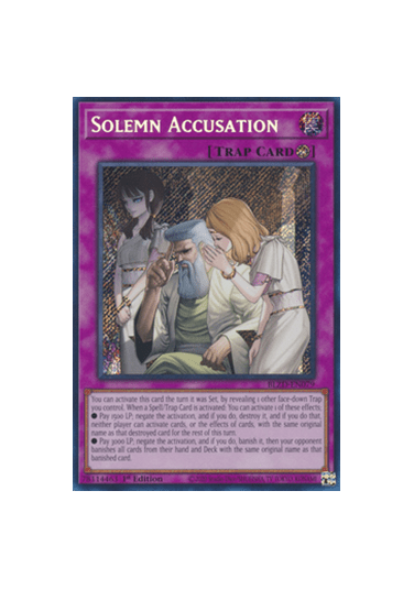 Solemn Accusation (V.1 - Secret Rare)