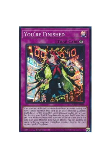 You’re Finished