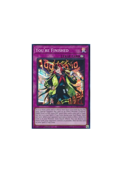 You’re Finished