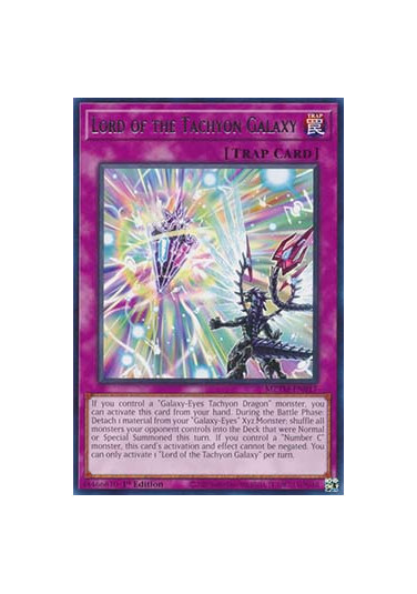Lord of the Tachyon Galaxy