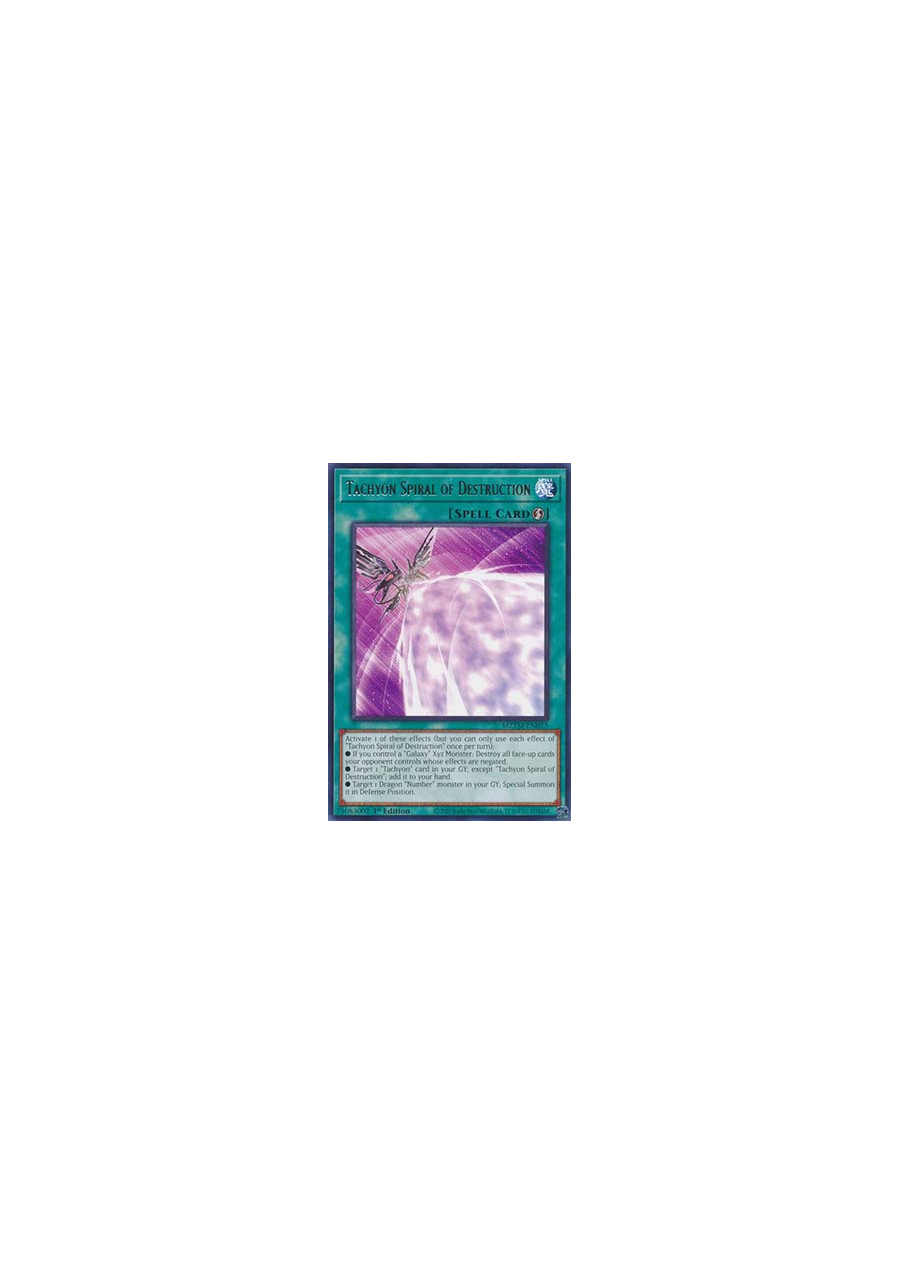 Tachyon Spiral of Destruction