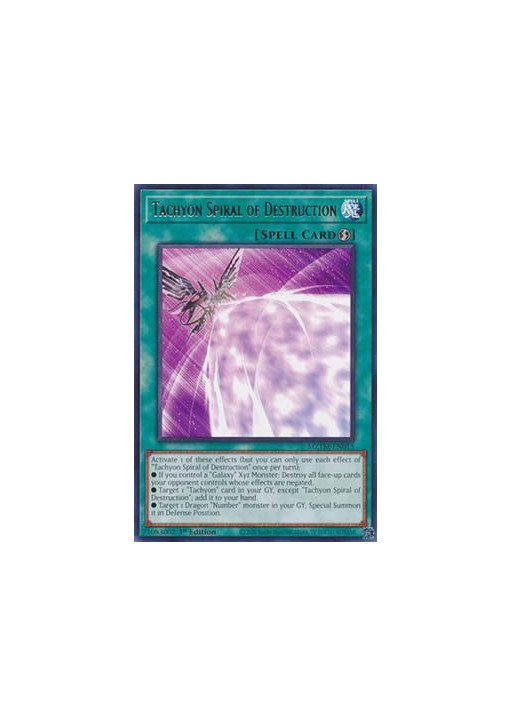 Tachyon Spiral of Destruction