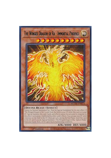 The Winged Dragon of Ra - Immortal Phoenix (V.1 - Rare)