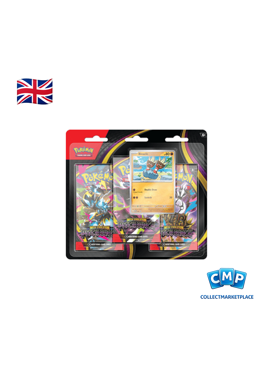 Pokémon Megaevoluzione - Buio Pesto Blister 3 Buste ENG Pokémon Megaevoluzione - Buio Pesto Blister 3 Buste ENG