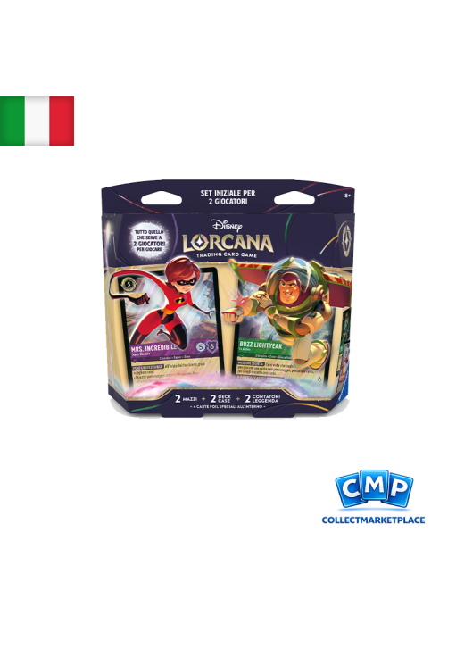 Disney Lorcana Lande Sconosciute 2 Player Starter Deck ITA