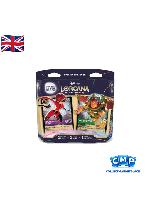 Disney Lorcana Wilds Unknown 2 Player Starter Deck ENG