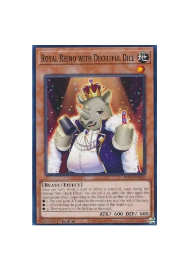 Royal Rhino with Deceitful Dice