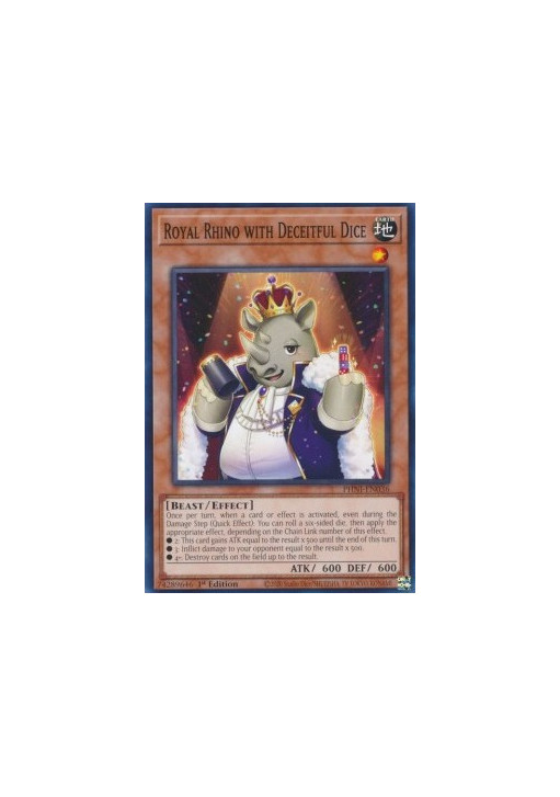 Royal Rhino with Deceitful Dice