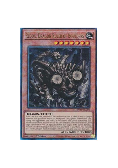 Redox, Dragon Ruler of Boulders (V.7 - Ultimate Rare)