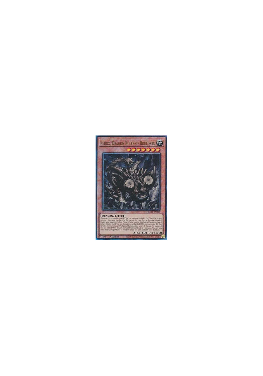 Redox, Dragon Ruler of Boulders (V.7 - Ultimate Rare)
