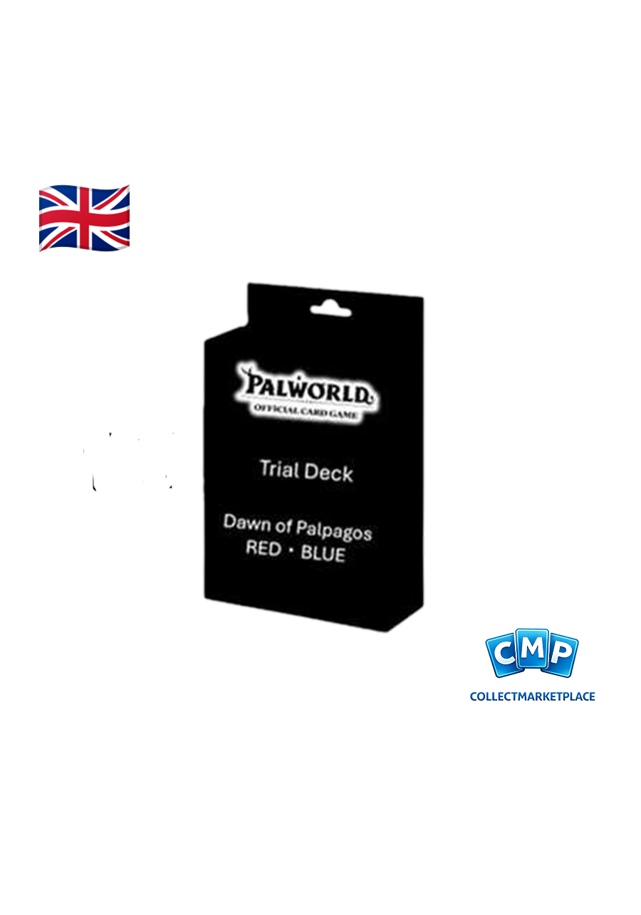 Palworld TCG Trial Deck Palworld TD01 Dawn of Palpagos Red-Blue ENG